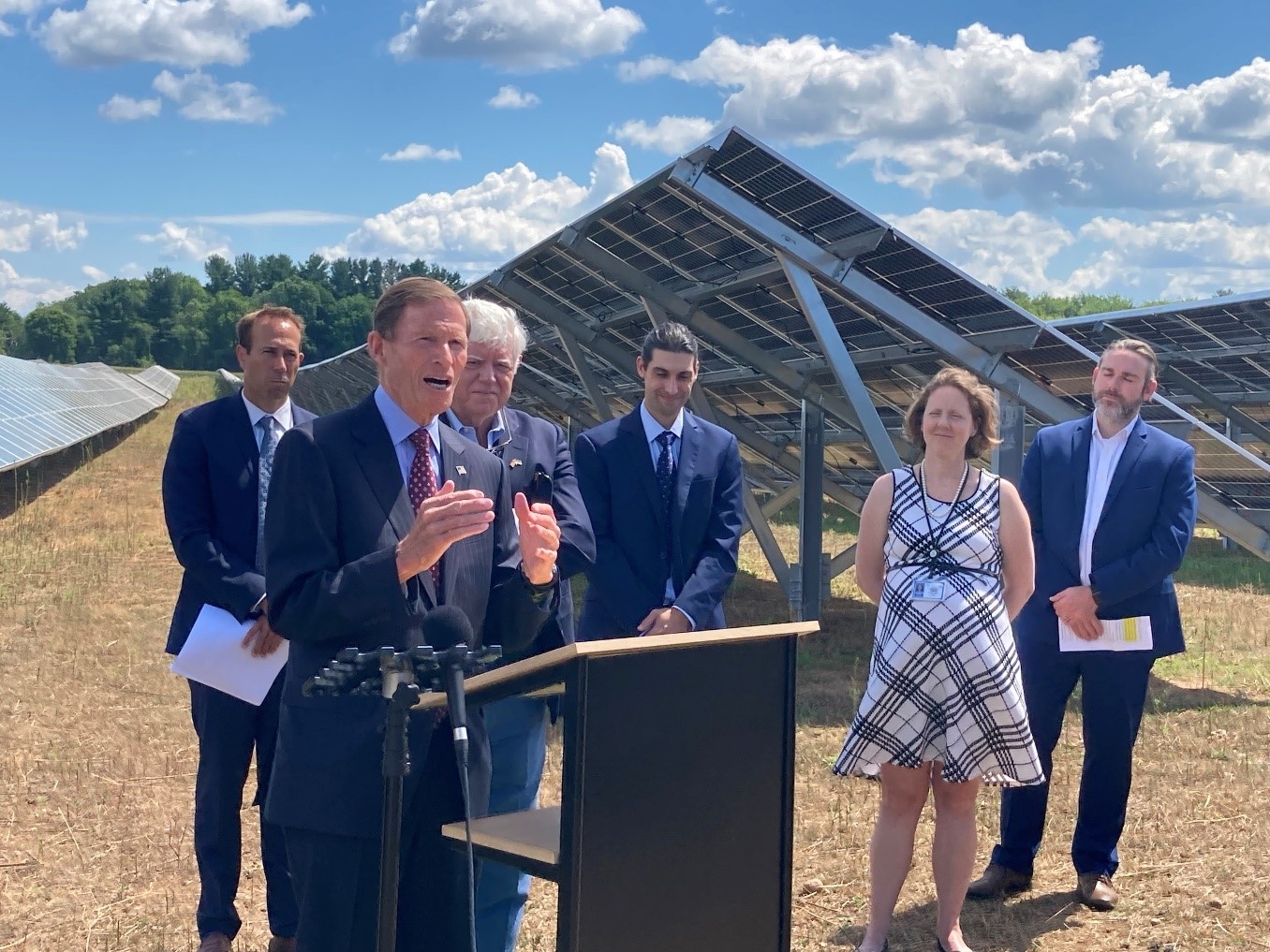 Blumenthal and Senate Democrats passed the Inflation Reduction Act, a historic measure to cut costs for consumers, lower drug prices, and invest in clean energy. 